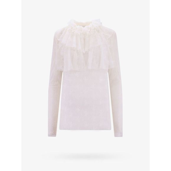 × Philosophy di Lorenzo Serafini Drawer Floral Organza Tulle Pleated Volume skirt 6524-343-1680 Mint Black White 38